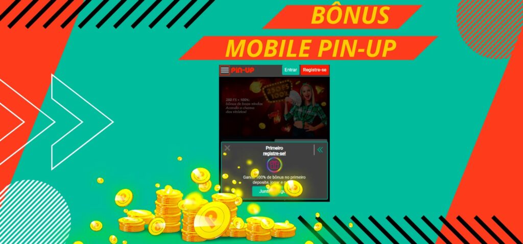 Como obter o Bônus Mobile no Pin-Up Casino